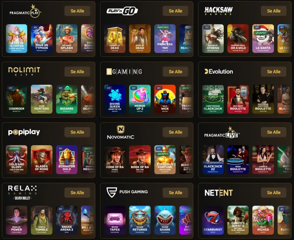 24Casino Spillutvalg