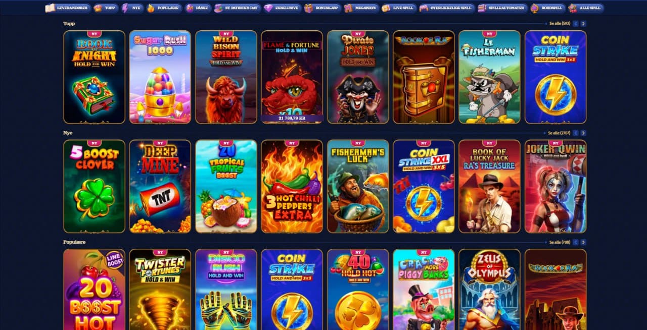 Casombie Casino Lobby