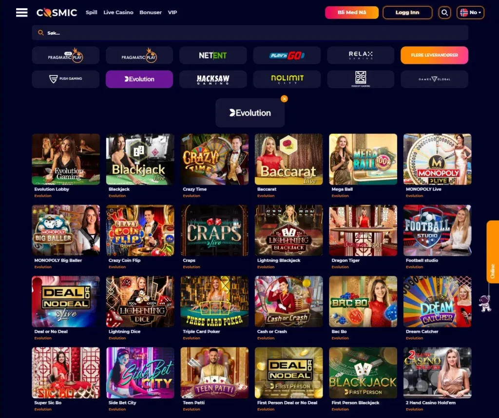 Cosmic-Slot-Casino-Live-Casino