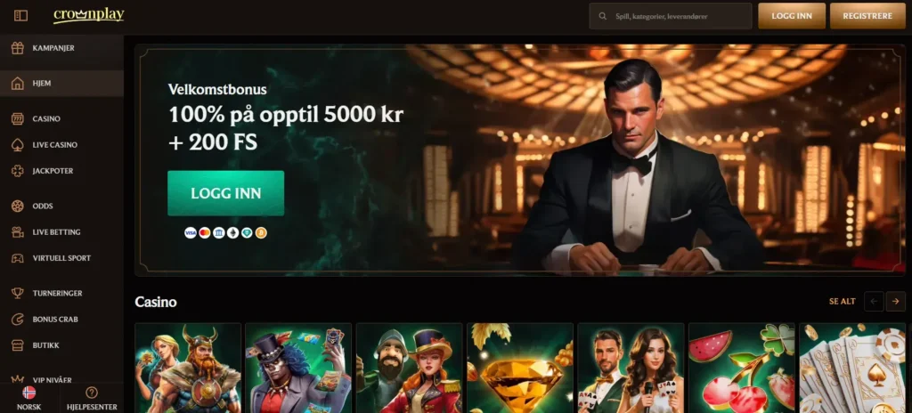 CrownPlay forside
