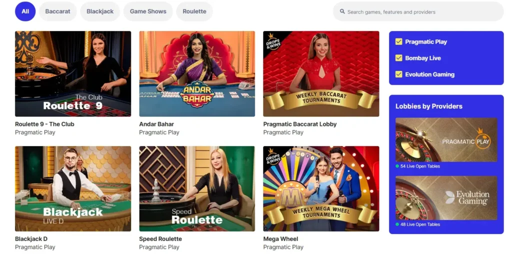 live casino fruta