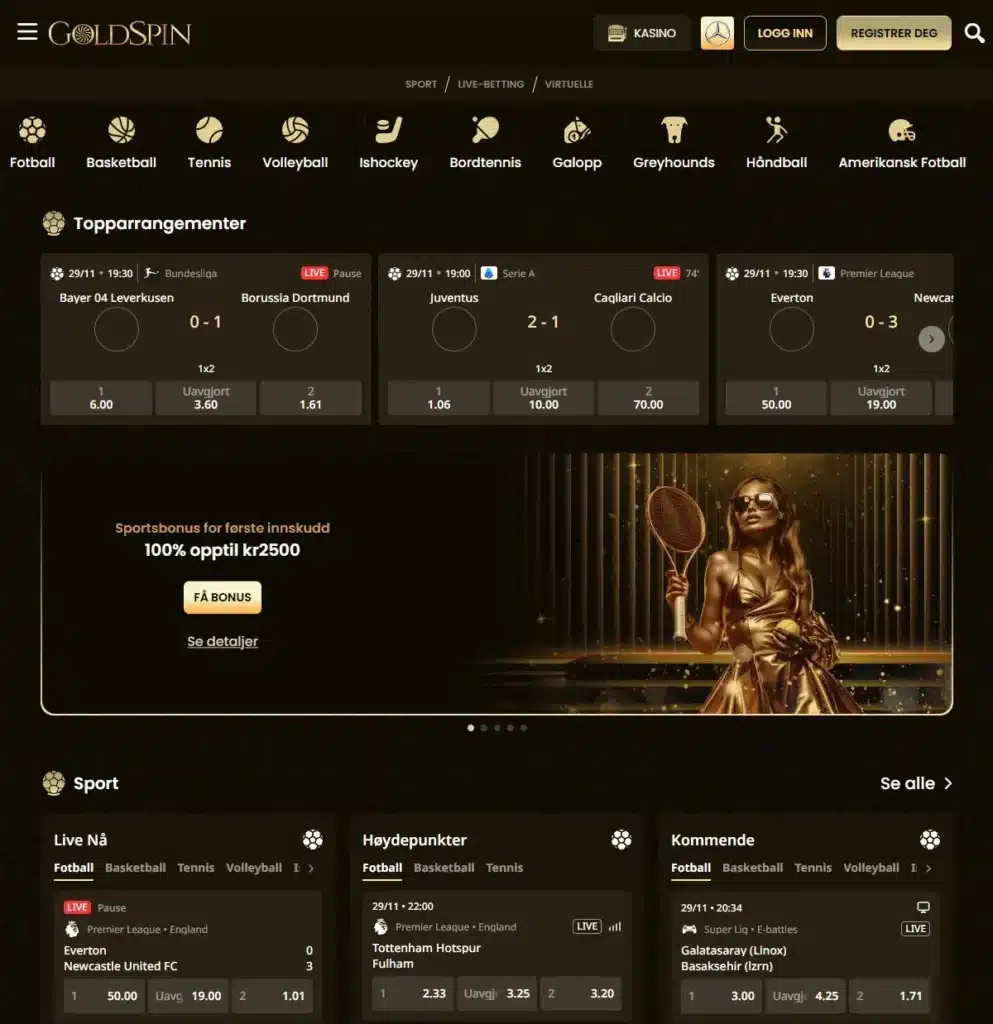 Goldspin Casino Sportsbook