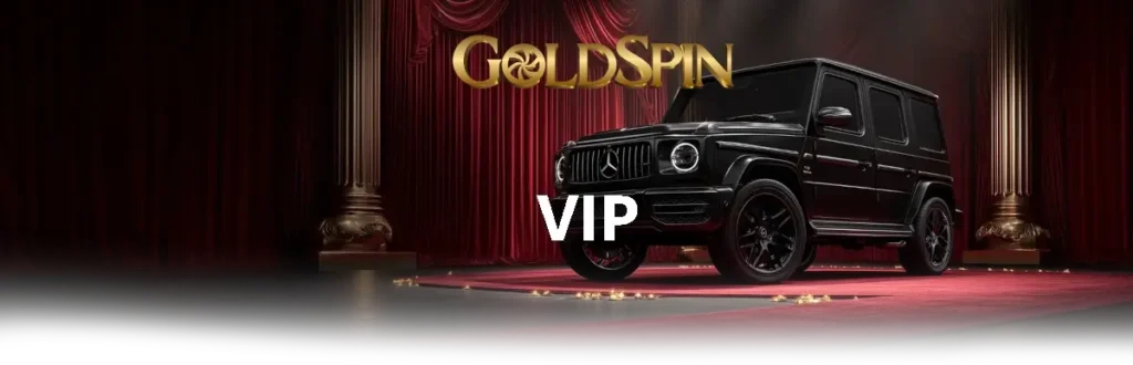Goldspin VIP HERO BANNER