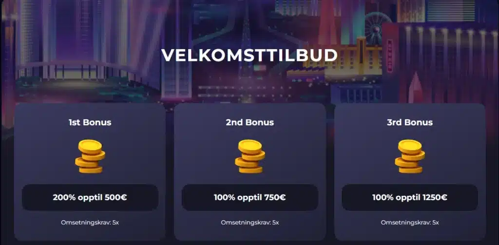 Gxmble Casino velkomstpakke