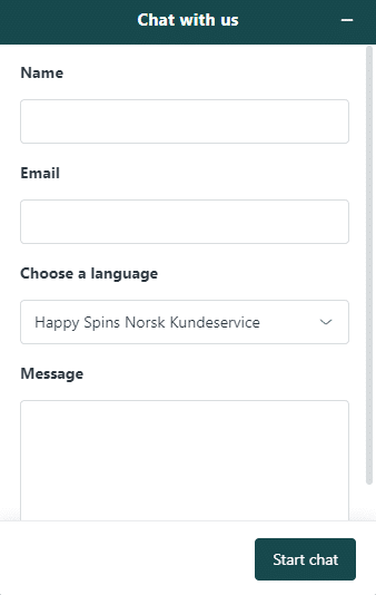 Norsk kundeservice hos HappySpins Casino