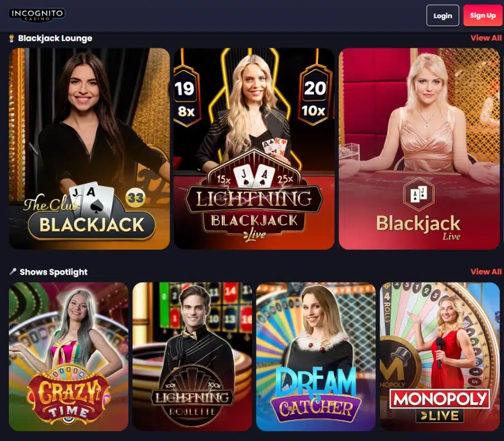 Incognito Casino Live Casino 1080x945 1