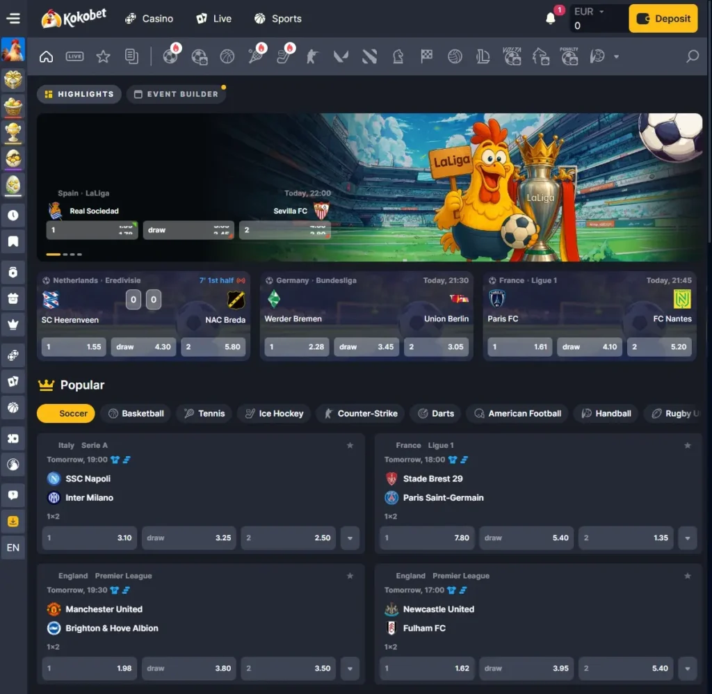 Kokobet Casino Sportsbook