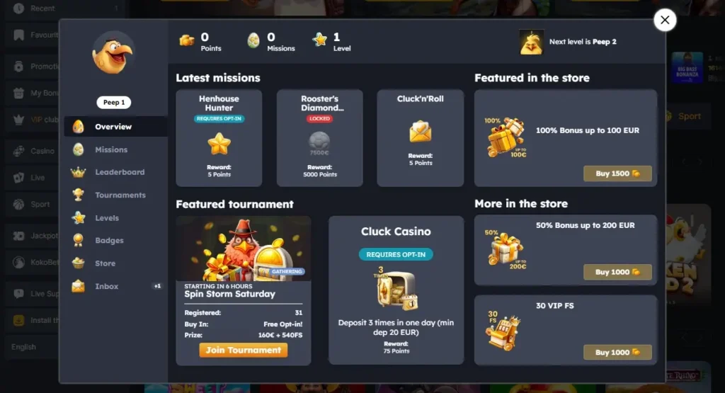 Kokobet Casino VIP overview