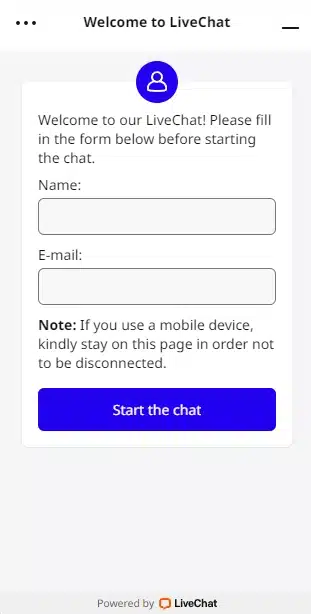 Kundeservice med Live Chat hos Lucky7 Casino