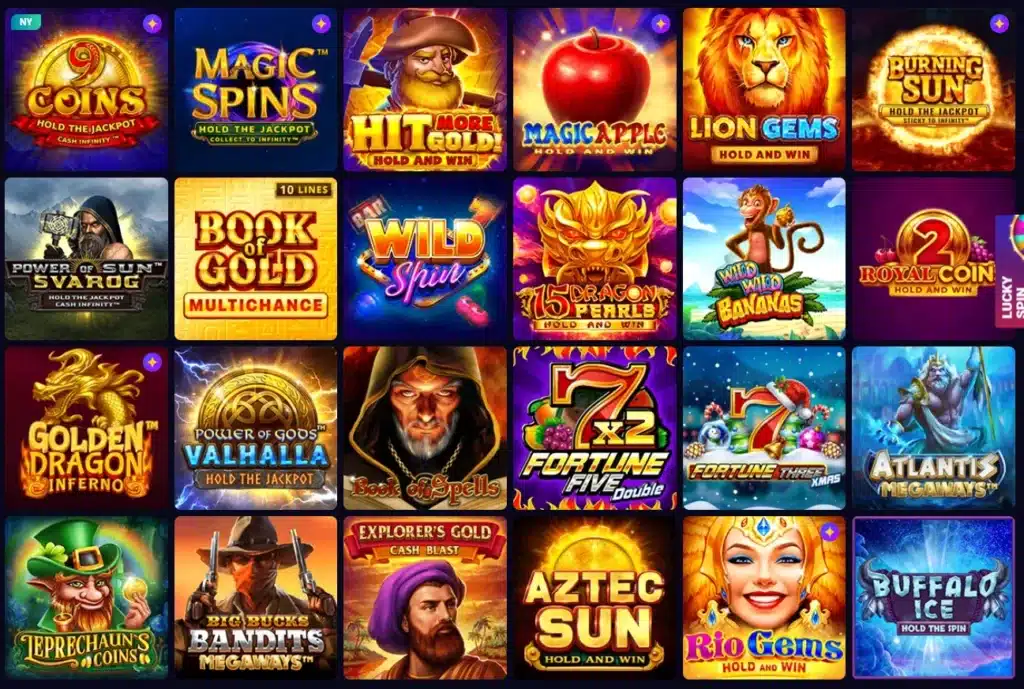 Jackpotspill hos Lucky7 Casino