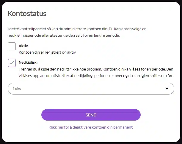 Ansvarlig spilling hos Prontobet