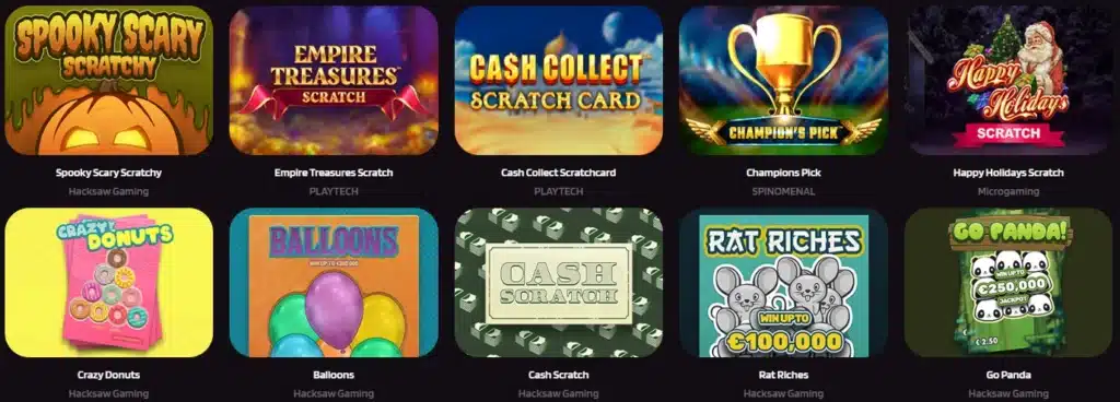 Prontobet casino skrapelodd