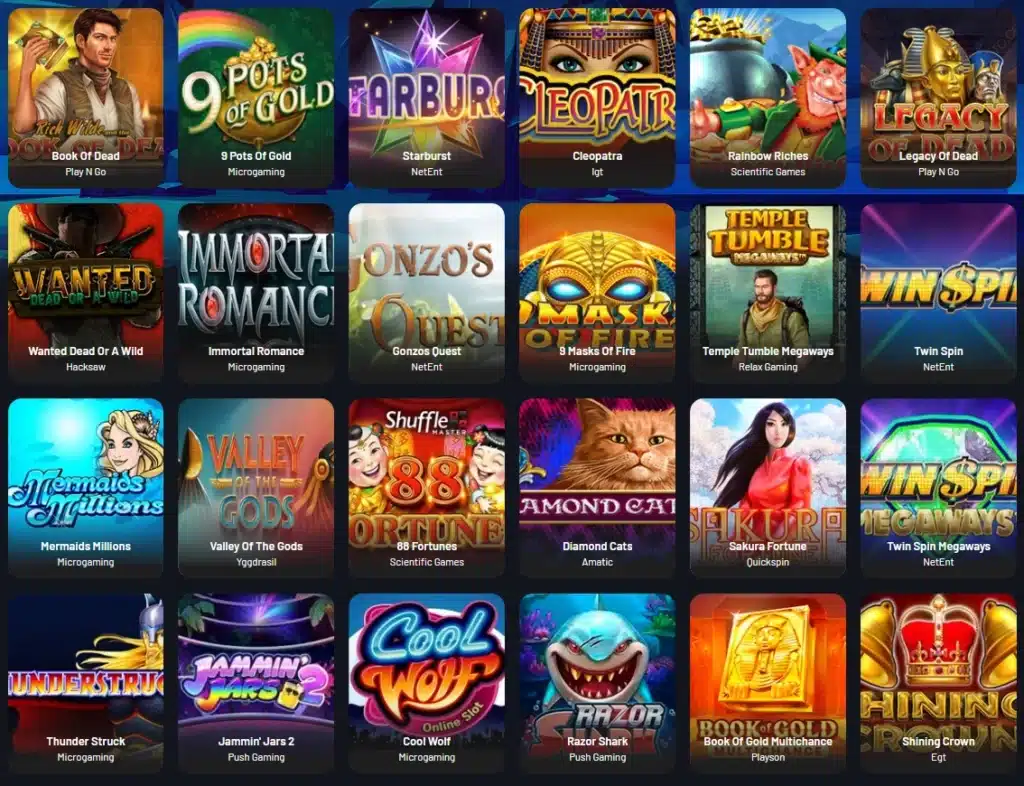 Seven Casino spilleautomater. Spillernes favoritter.