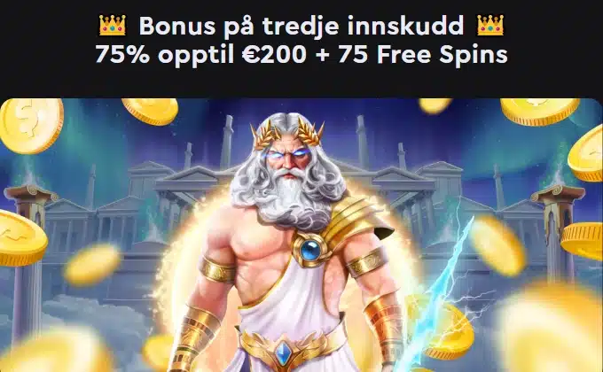 SkyCrown Casino 3 innskudd bonus