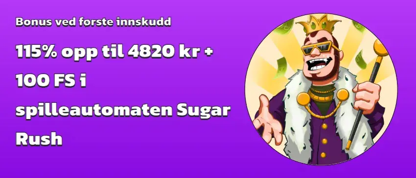 SpinsBro Casino - Forste innskudd bonus 850x365