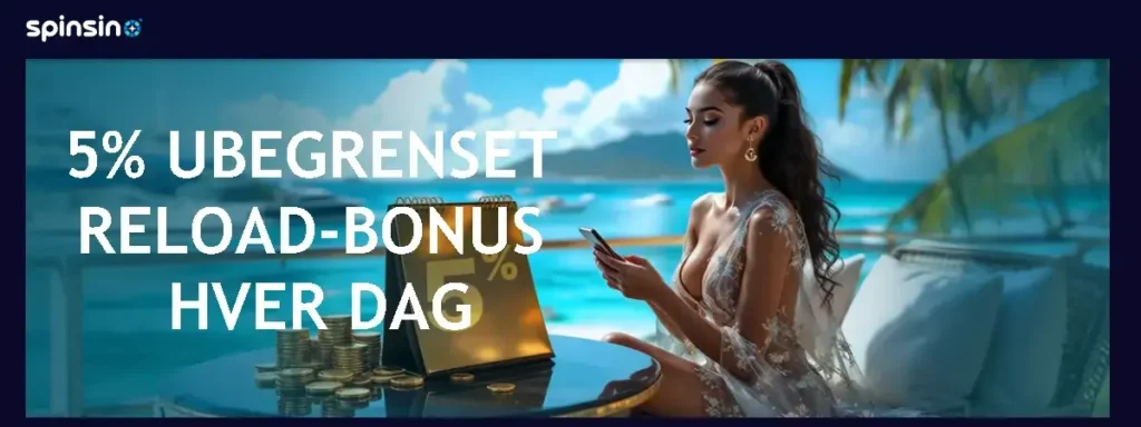Spinsino Casino Reload bonus