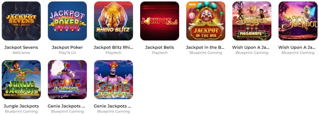 Jackpotspill hos Verde Casino