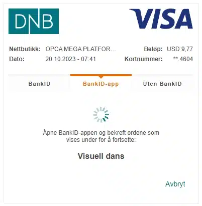 Innskudd med VISA hos Verde casino