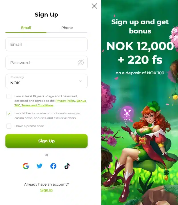 Verde casino registrer spillekonto