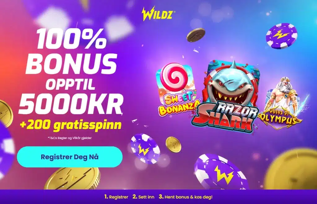 Wildz Casino Velkomstbonus LP