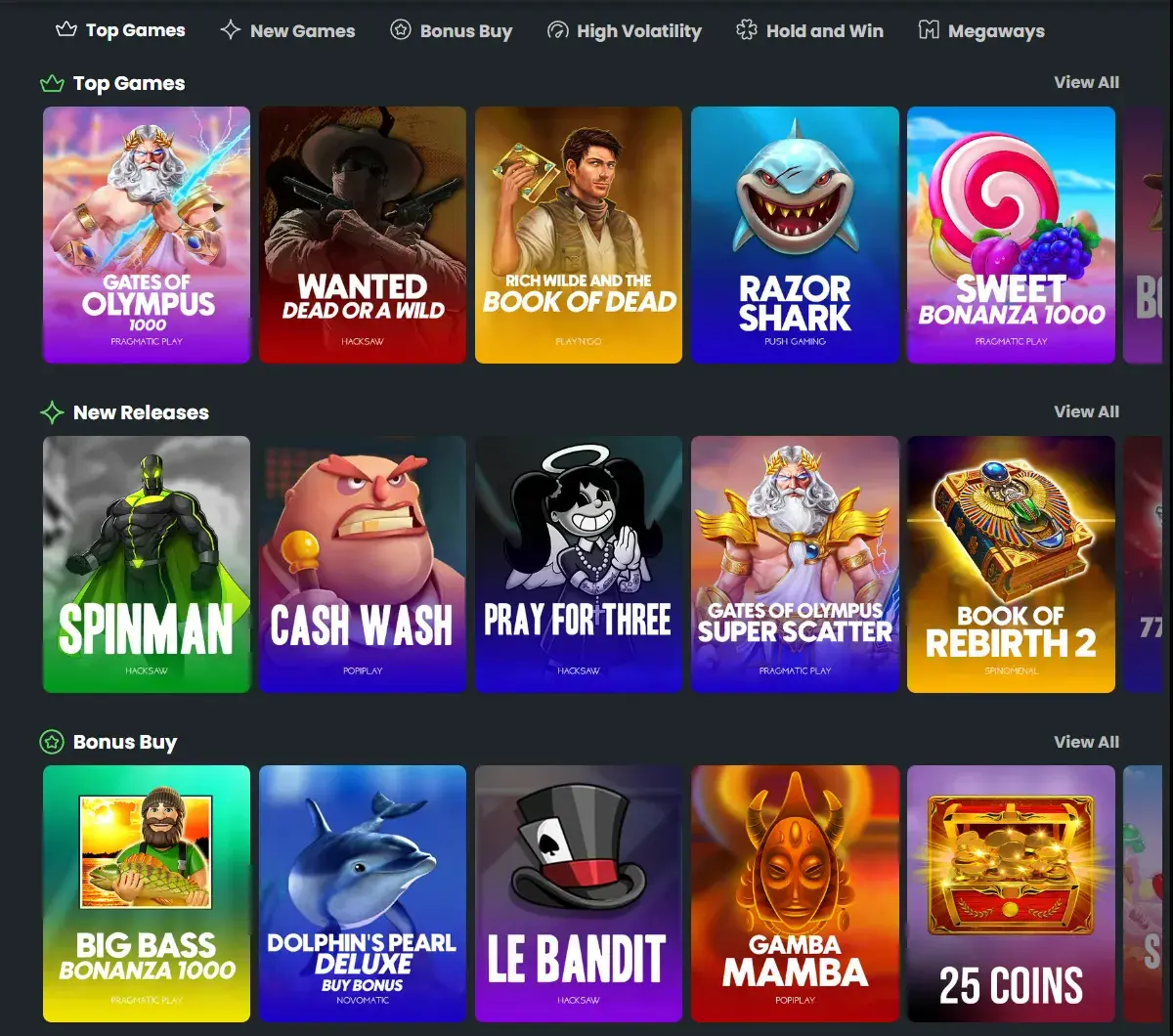 Winningz Casino - Spilleautomater