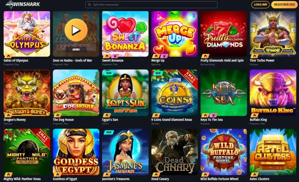winshark casinospill