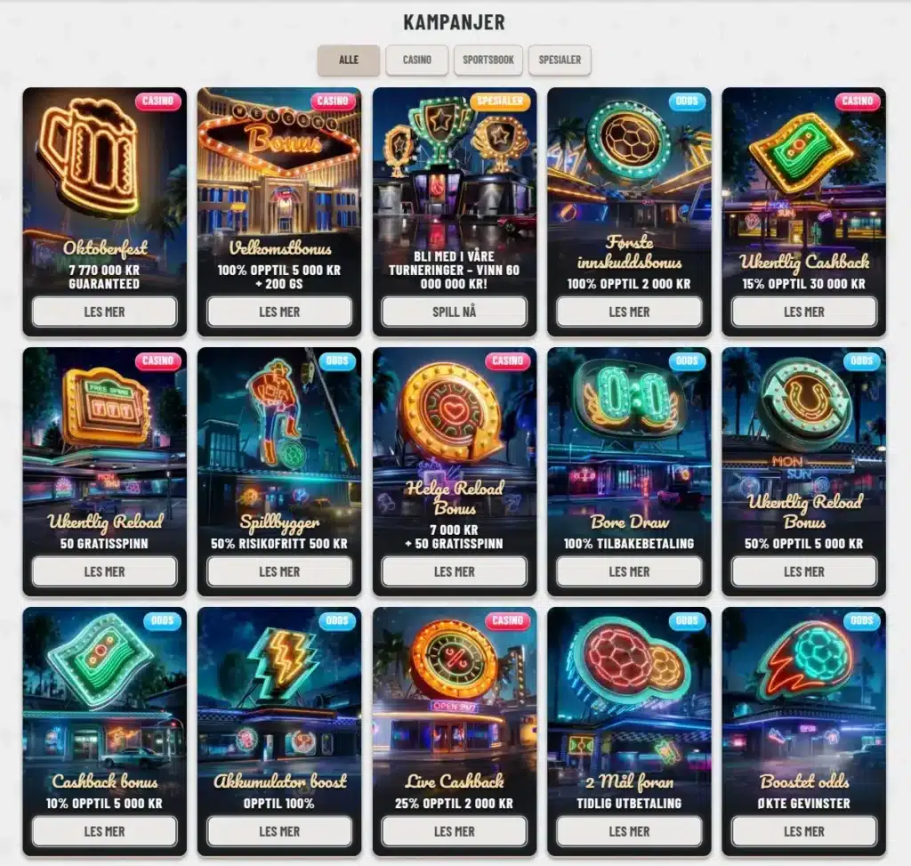 Wyns Casino Bonuser