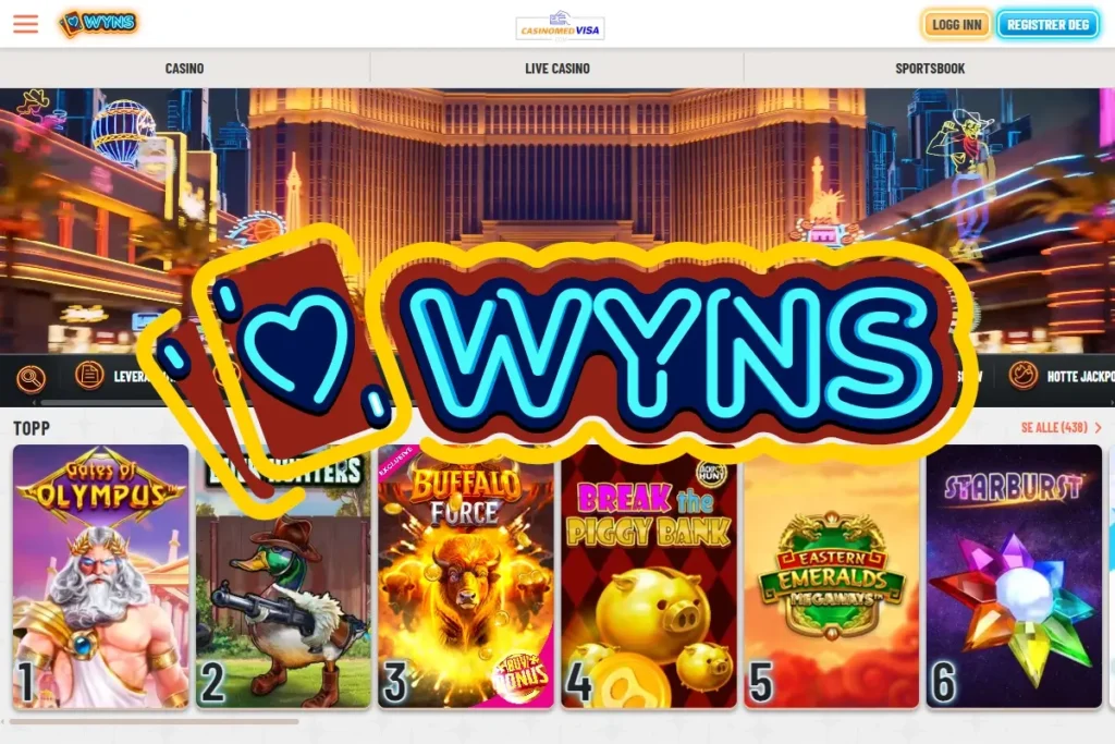 Wyns Casino forside