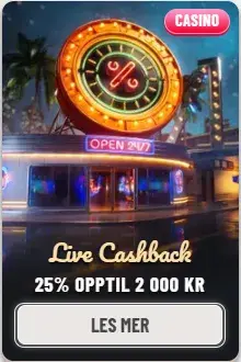 Wyns Ukentlig cashback live casino