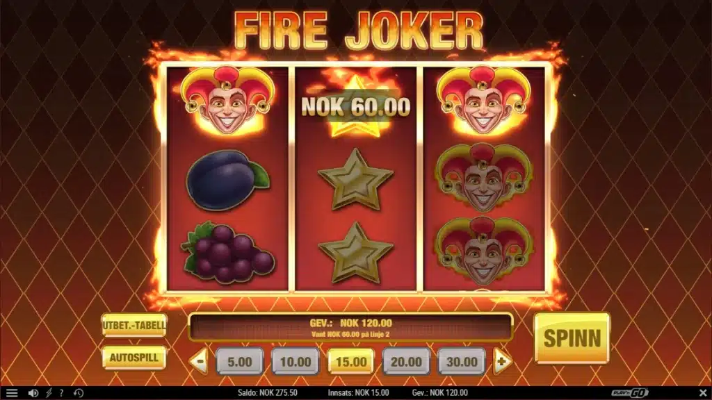 Fire Joker spillfunksjon, Hjulene i flammer
