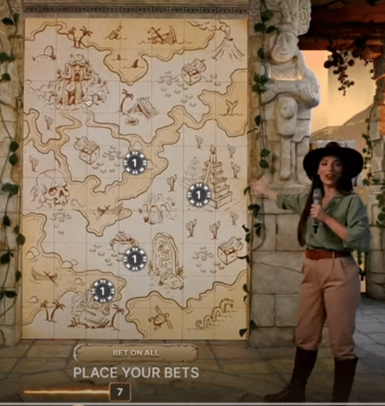 gonzos treasure map spillebrett