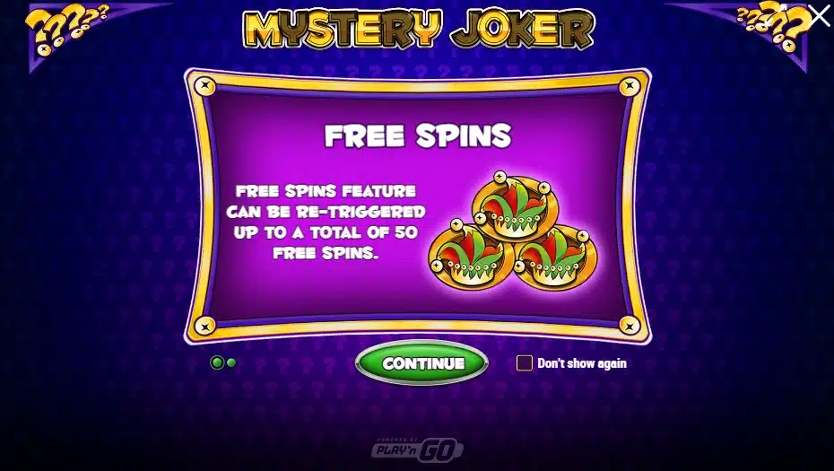 Mystery Joker gratisspinn funksjon