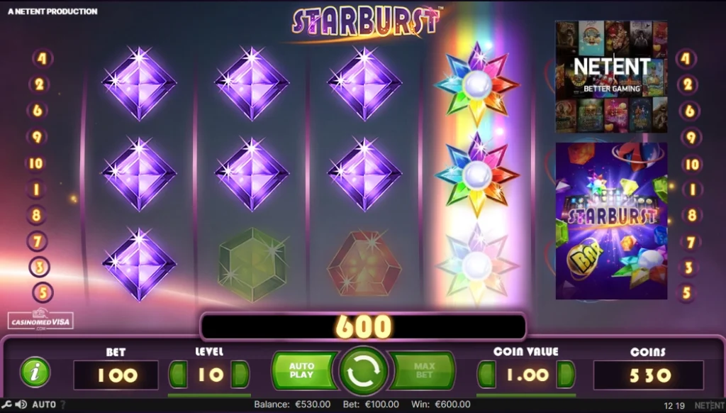 Starburst spillbilde