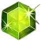 Starburst symboler gronn edelsten