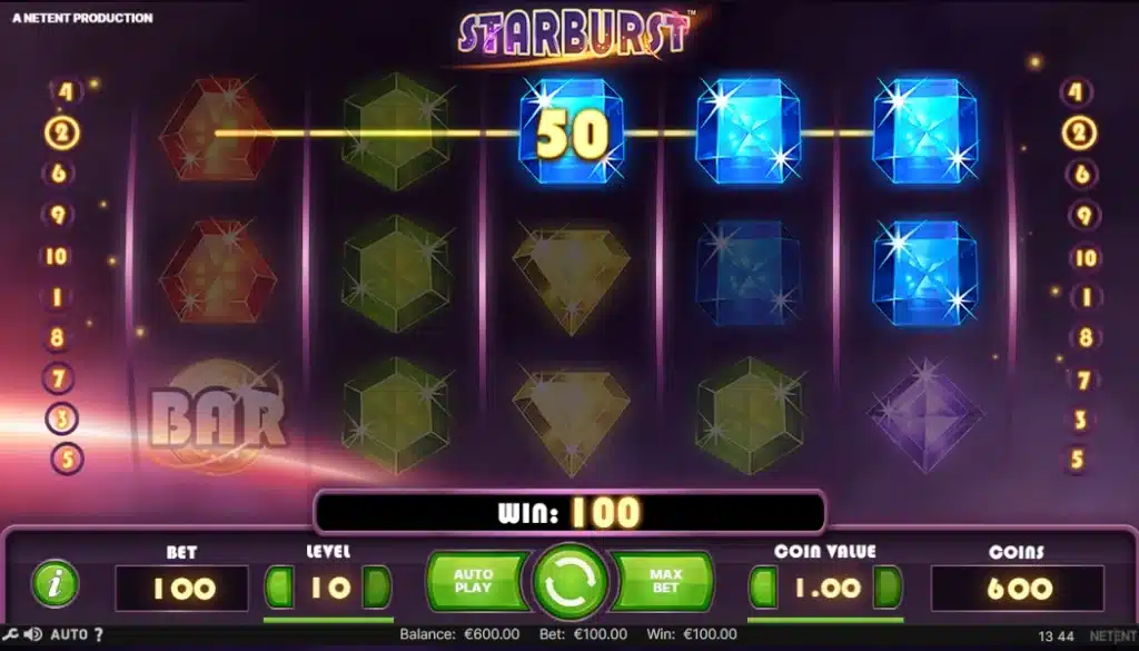 Spillfunksjoner på Startburs videoautomat, Win Both Ways