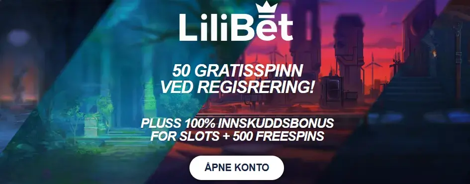 Lilibet - 550 free spins velkomstpakke