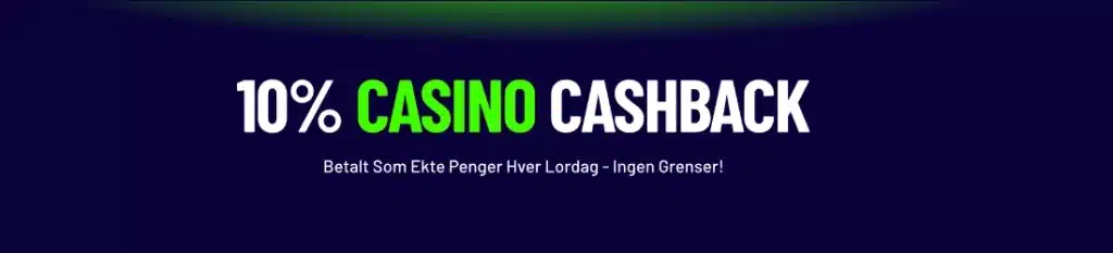 Ubegrenset cashback ukentlig hos Unlimit Casino