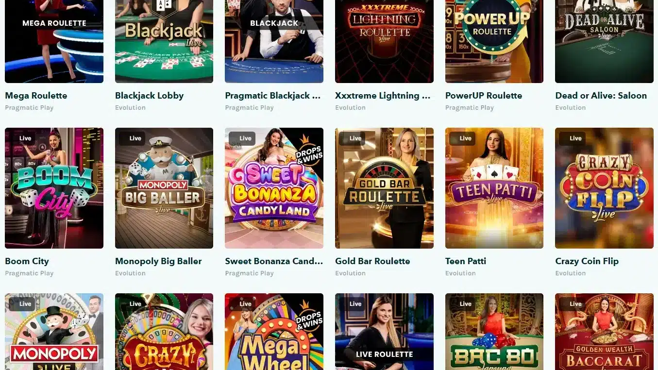 LuckyDays Casino Opplev spenningen i sanntid med Live Casino