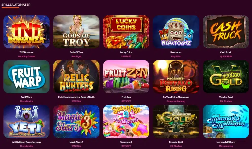 HappySpins Casino Spilleautomater
