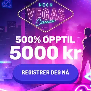 NeonVegas  500 Casino Bonus  Opptil 5000 kr