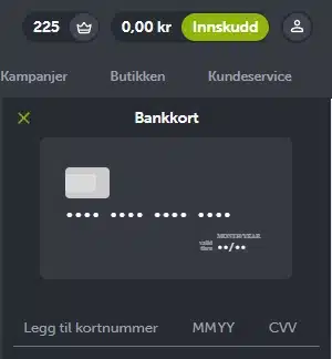 Comeon norske betalingsmetoder VISA innskudd casinomedvisa.com comeon