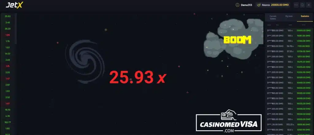 JetX Crash Casinomedvisa.com