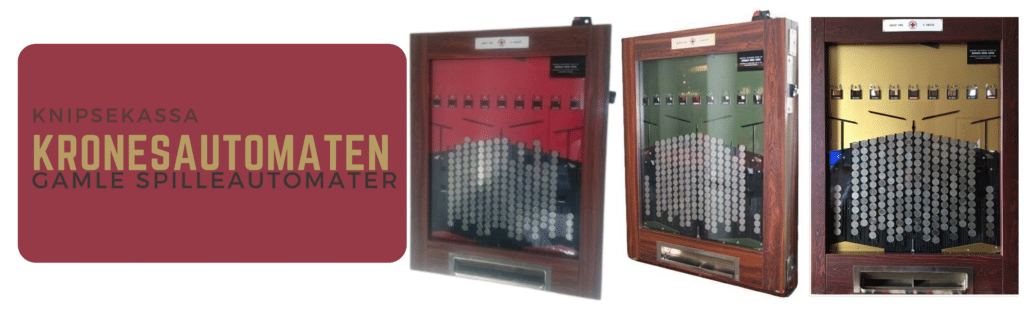 Gamle spilleautomater. Kronesautomaten (knipsekassen). En ekte norsk klassiker