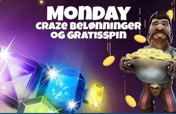CrazePlay Casino Monday Craze belonninger gratisspinn