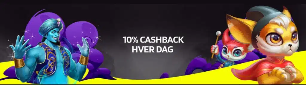 Daglig Cashback på 10% (spilleautomater og Live-odds) hos Prontobet