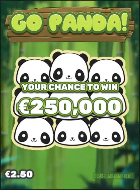 Go Panda - Hacksaw Gaming skrapelodd