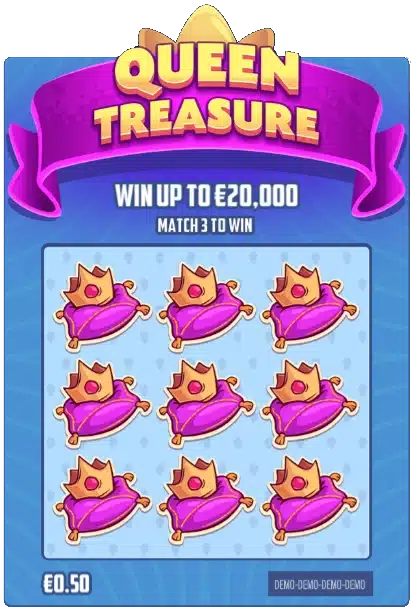 Queen Treasure - Hacksaw Gaming skrapelodd