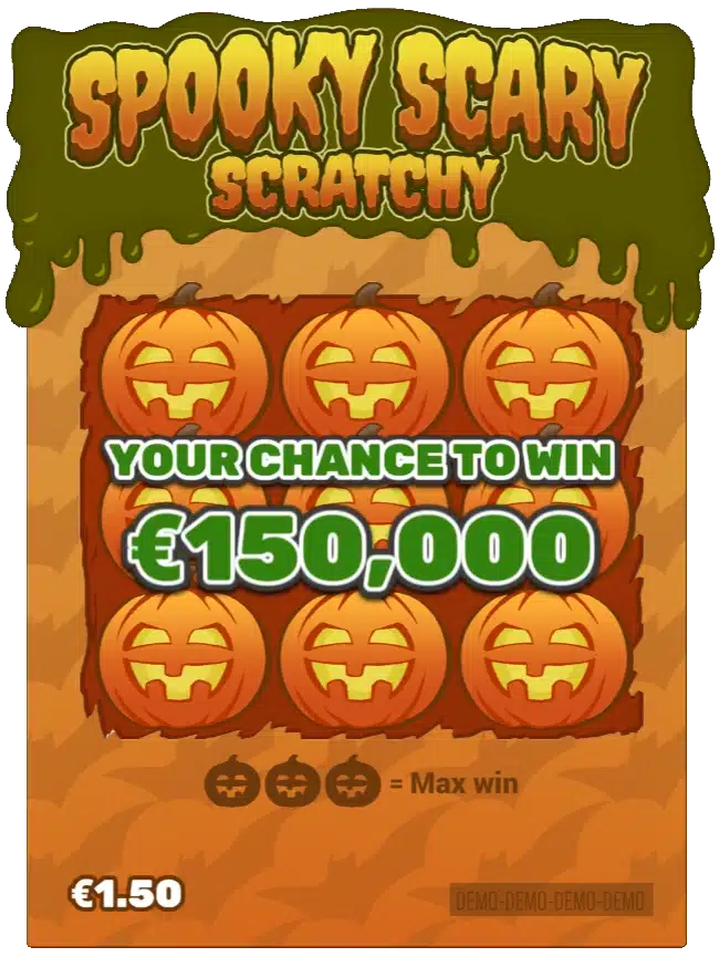 Spooky Scary Scratchy - Hacksaw Gaming skrapelodd