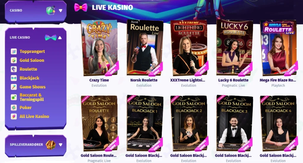 Casombie Casino - Live Casino
