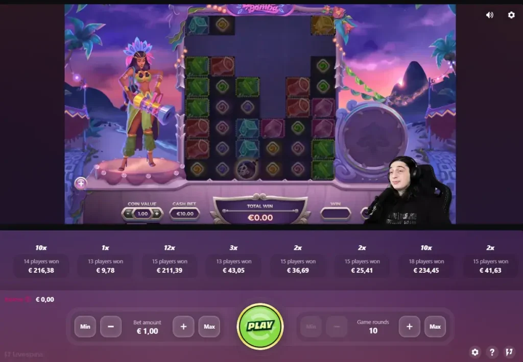 live spin game session
